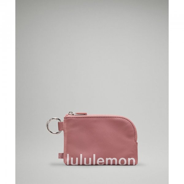 룰루레몬 클립형 카드 파우치 스파이스드 차이/플러시 핑크